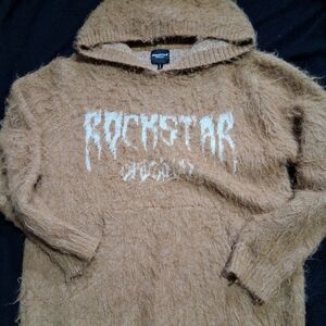 Rockstar Men's Cozy Brown Hoodie
